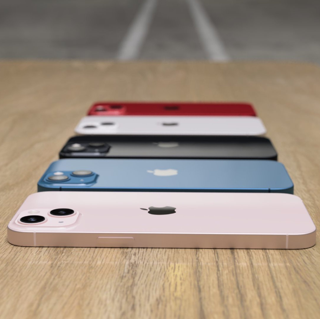 iphone13真机实拍图你们会选择哪个颜色呢买粉色才能体现我这是新款