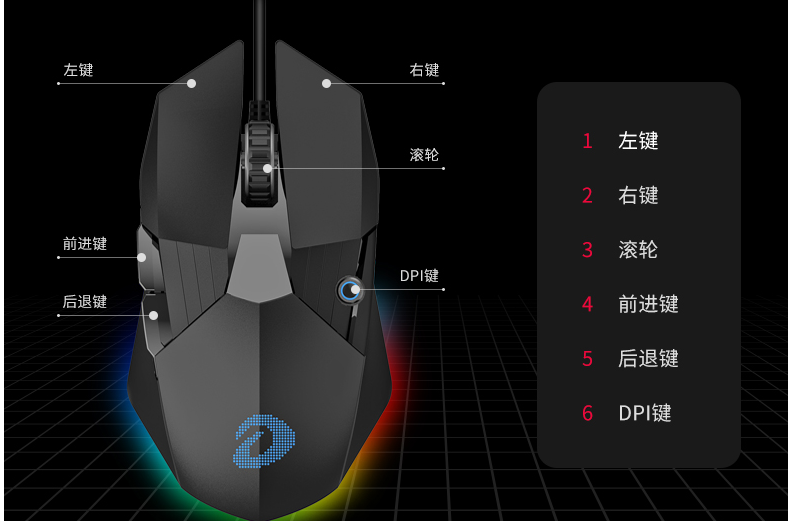 让你操作零失误的达尔优a970游戏鼠标