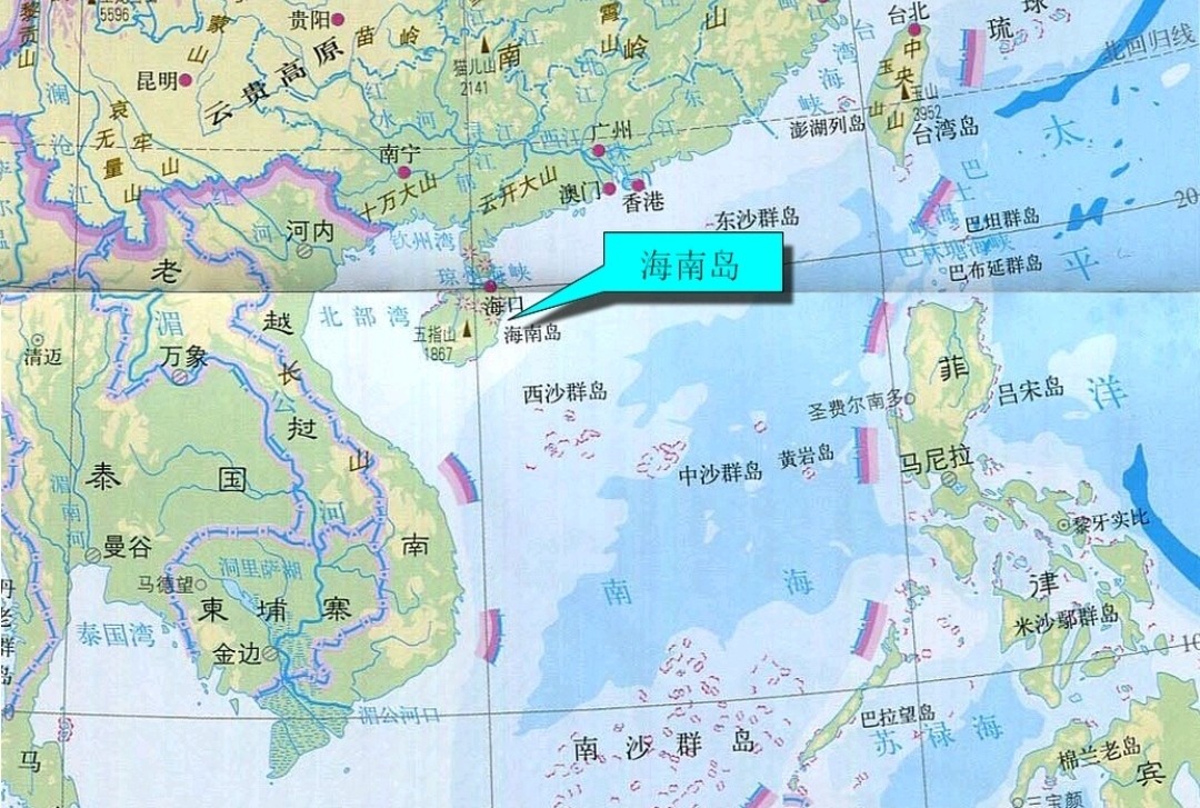 南海明珠人工岛地图图片