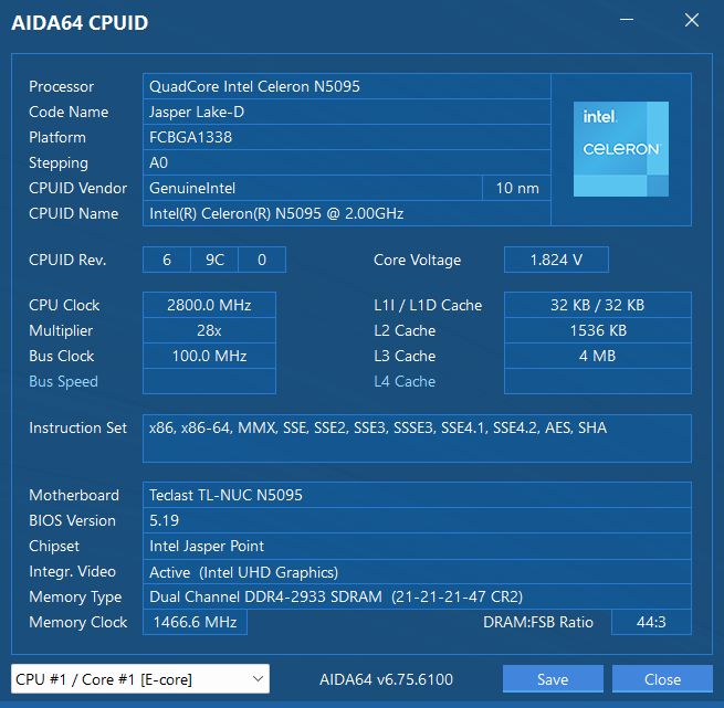 輕辦公選擇:臺電凌瓏m-nuc n5095四核處理器深度使用體驗!