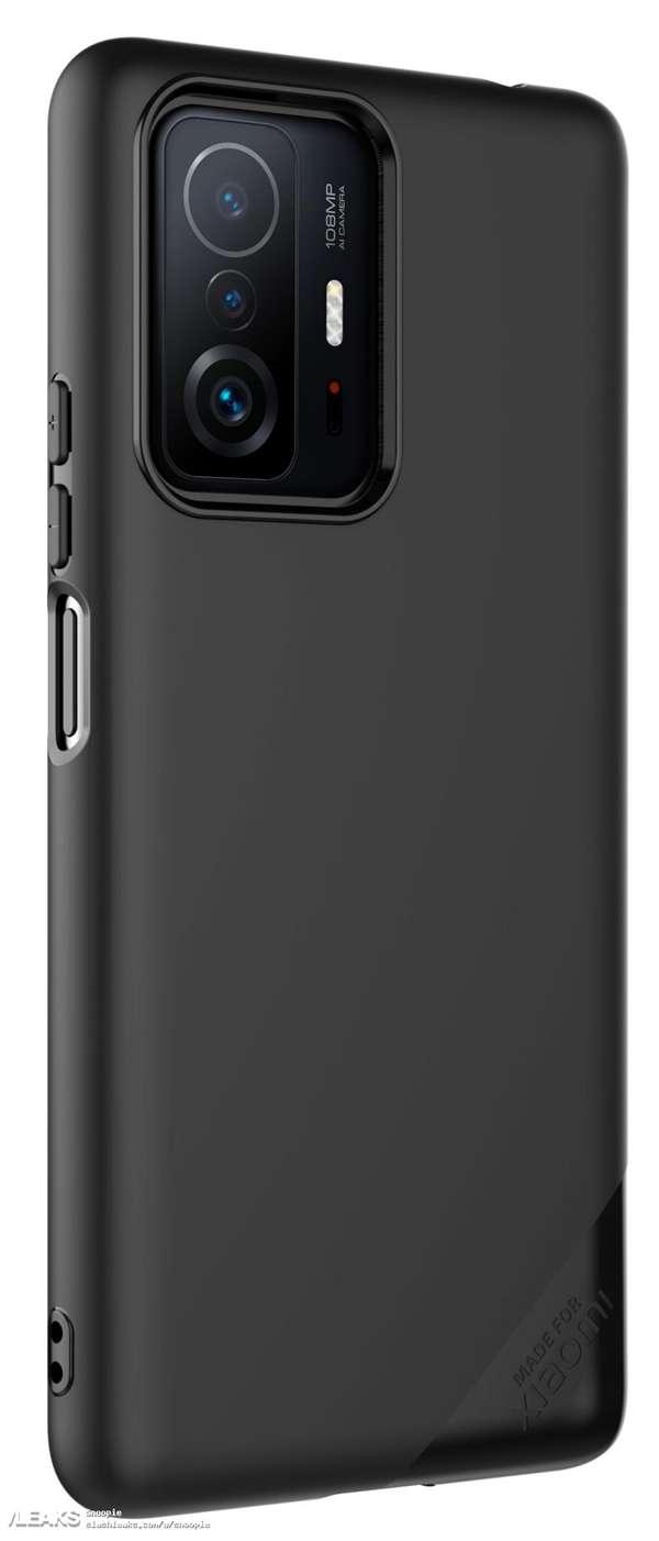 小米 11T 系列戴壳渲染图曝光: 一亿像素+120W 快充